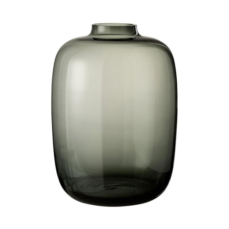 Vase Design en Verre 'Cleo' 45cm Gris