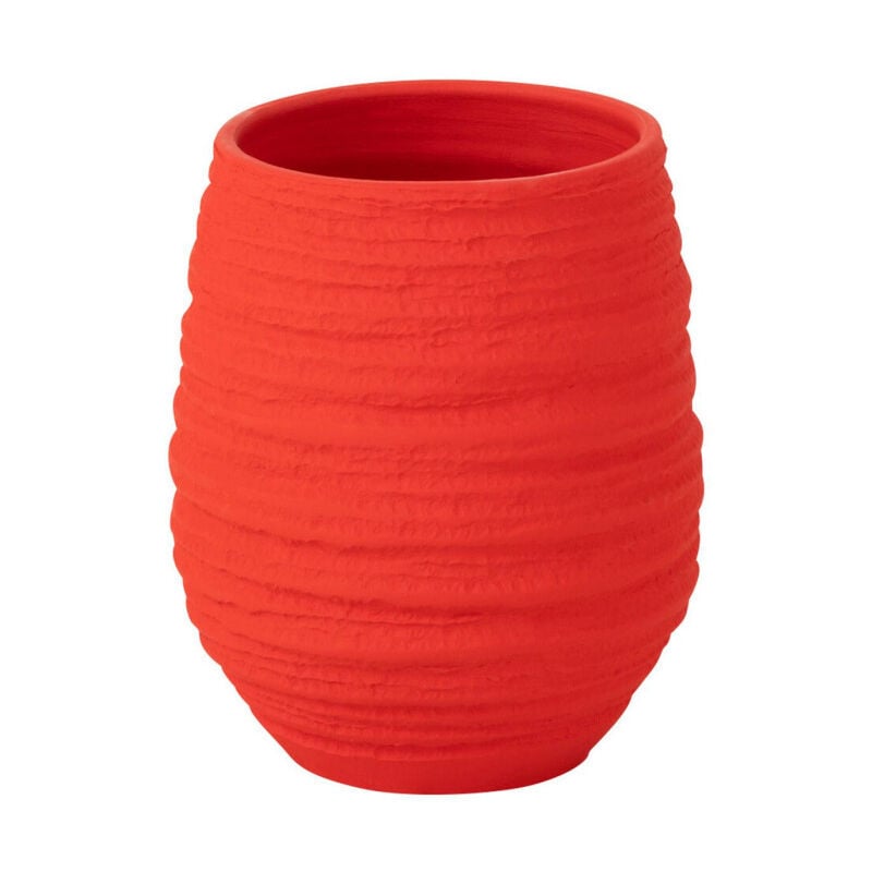 Vase en Céramique 'Fiesta' 23cm Rouge