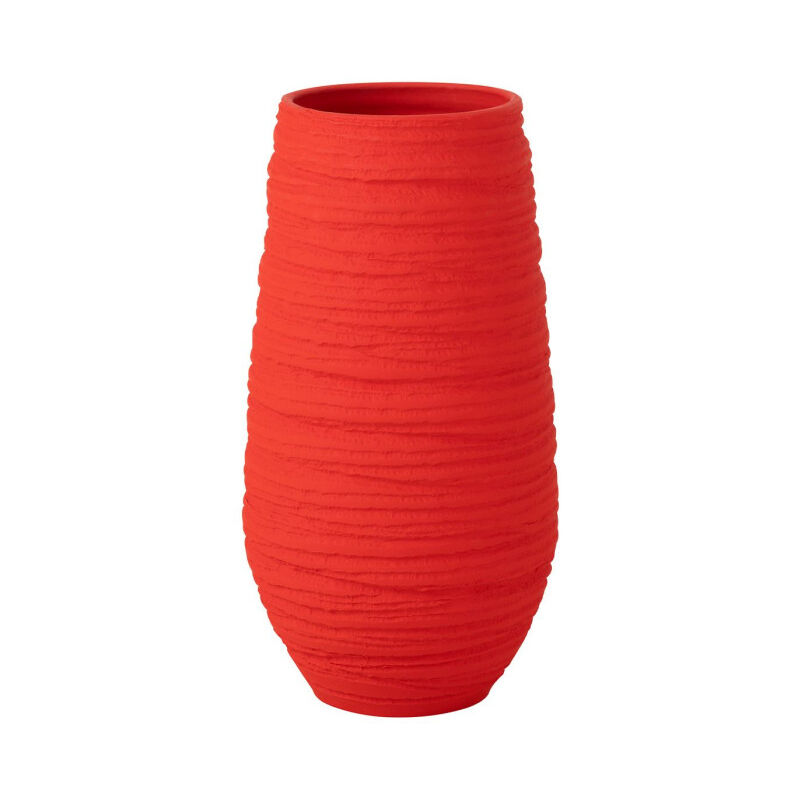 Vase en Céramique 'Fiesta' 55cm Rouge