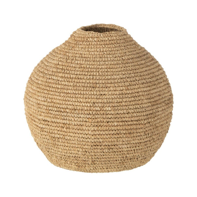 Vase Rond Déco 'Herbe' 52cm Naturel