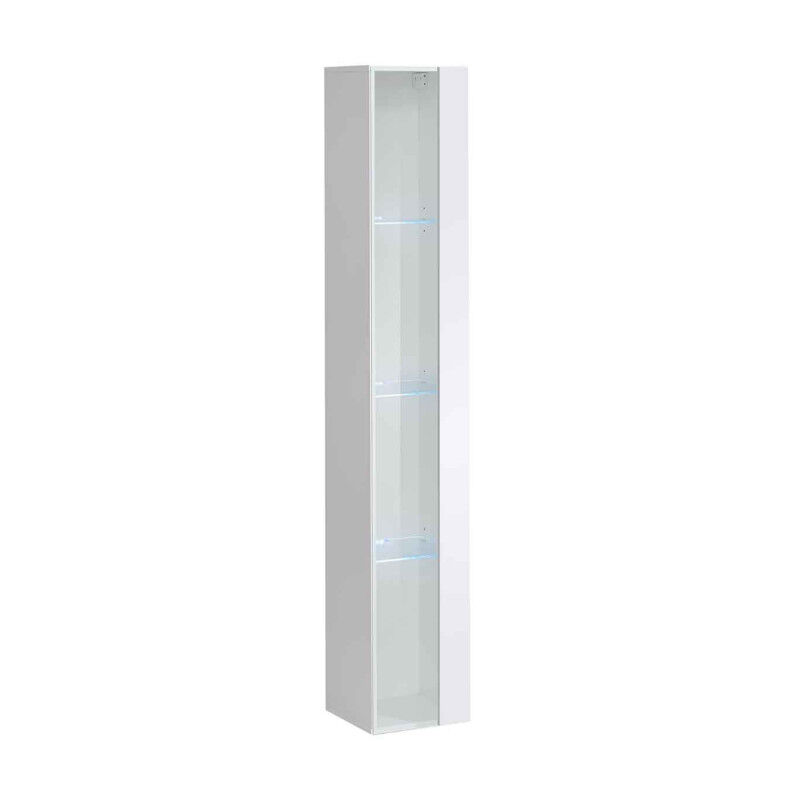 Vitrine Murale LED "Switch" 180cm Blanc Vitrine Murale LED "Switch" 180cm Blanc