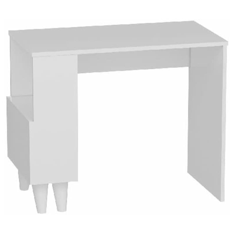 Homemania Computertisch Paris 90x50x75 cm Weiß - Weiß