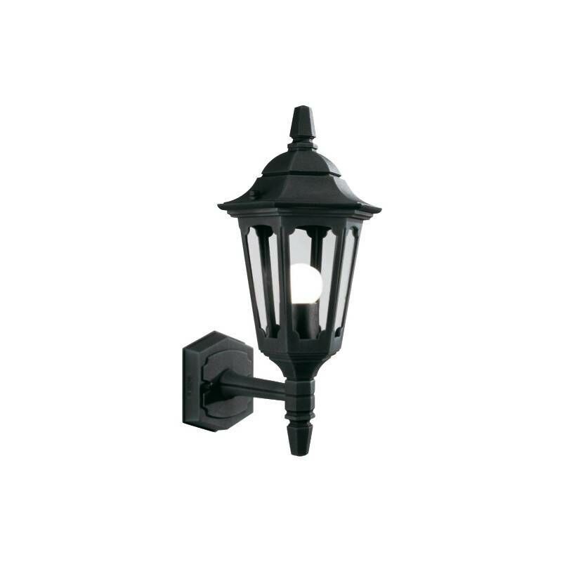 Elstead Parish - 1 Light Outdoor Wall Lantern Light Black IP44, E27