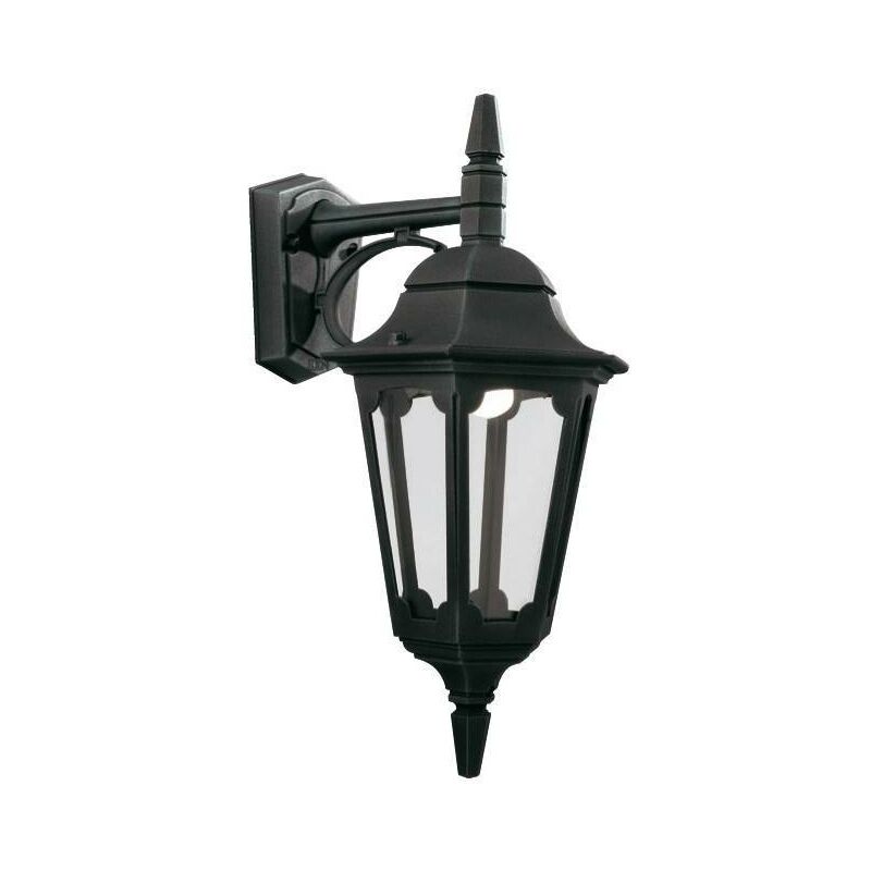 Elstead Lighting - Elstead Parish - 1 Light Outdoor Wall Lantern Light Black IP44, E27