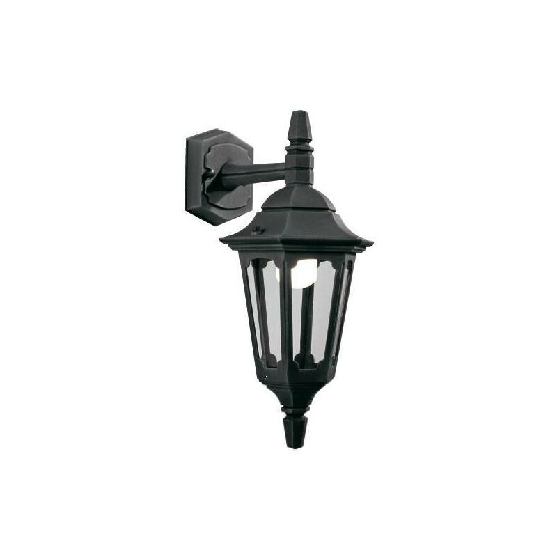 Elstead Parish - 1 Light Outdoor Wall Lantern Light Black IP44, E27