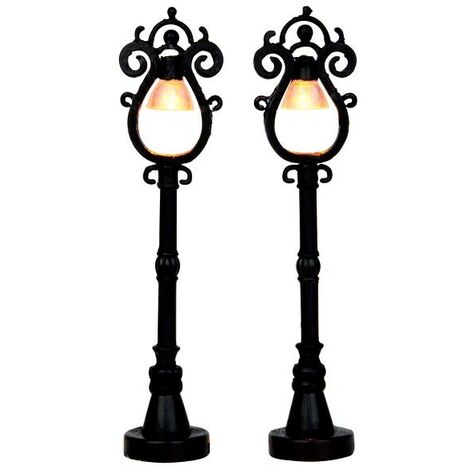 Parisian Street Lamp S/2 B/O 4.5V Cód. 44757