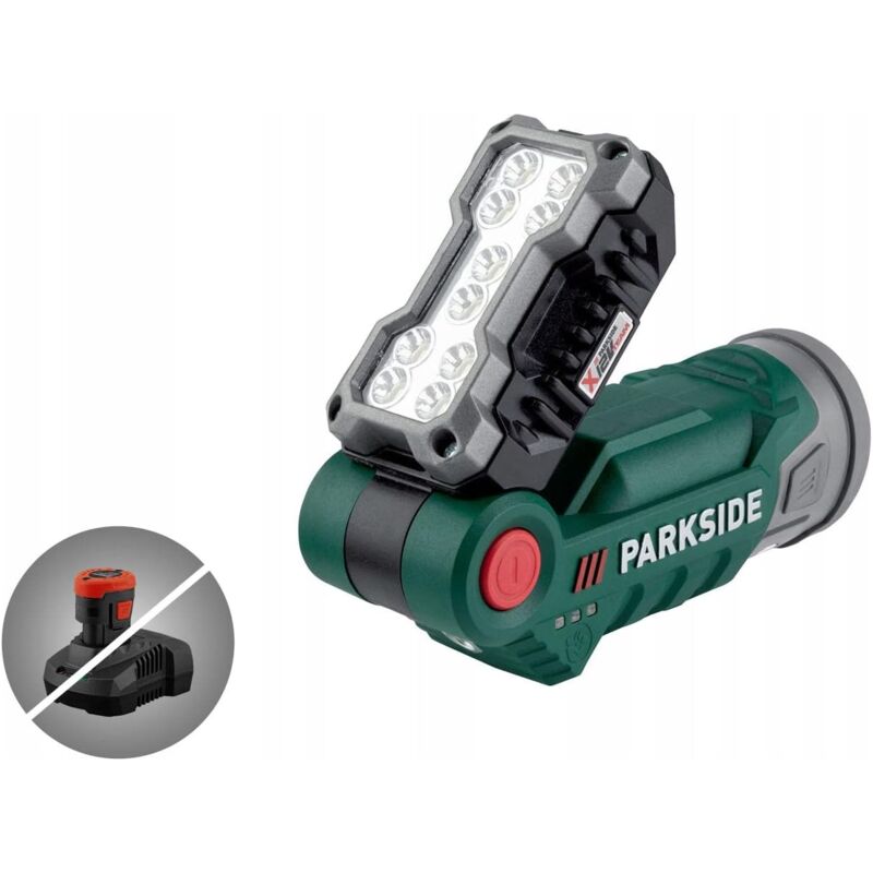 Parkside - park side Baladeuse led « plla 12 B2 » rechargeable, 12 v, Blanc - Très durable