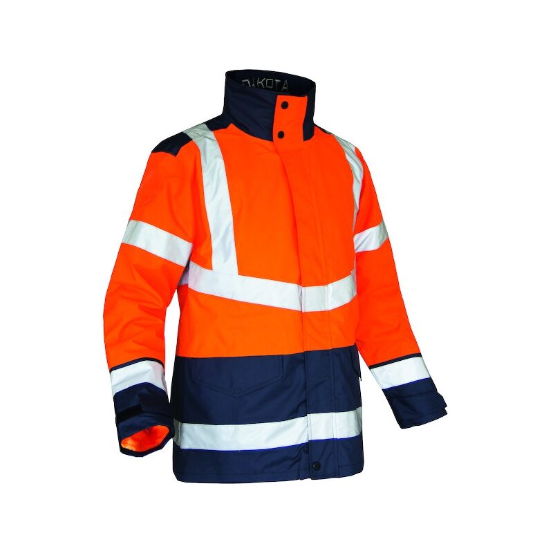 Parka 4 en 1 orange/marine dakota 2 - m T2S