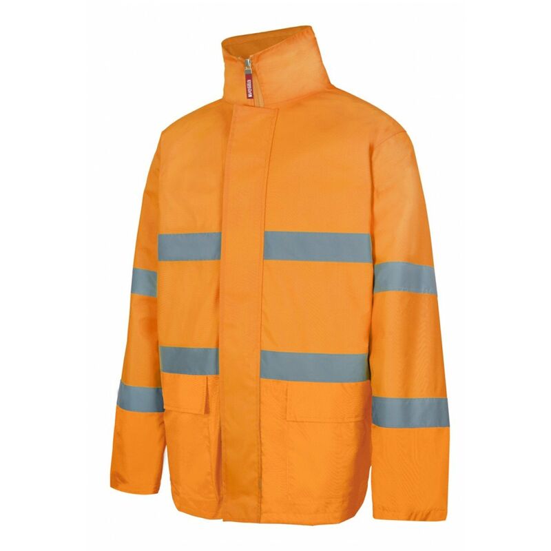 

Parka flúor de alta visibilidad con capucha contra la lluvia VELILLA 306004 | S - Naranja Flúor