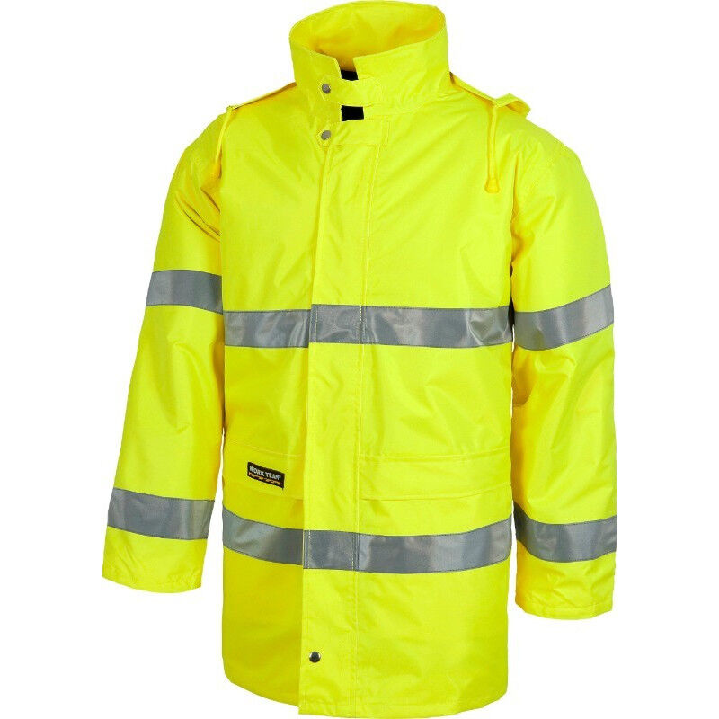 

Parka Flúor impermeable de Alta Visibilidad con capucha desmontable WORKTEAM C3200 | M - Amarillo A.V.
