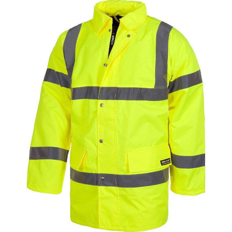 

Parka clásica acolchada e impermeable en tejido Oxford WORKTEAM Fluor C3700 | XL - Amarillo A.V.