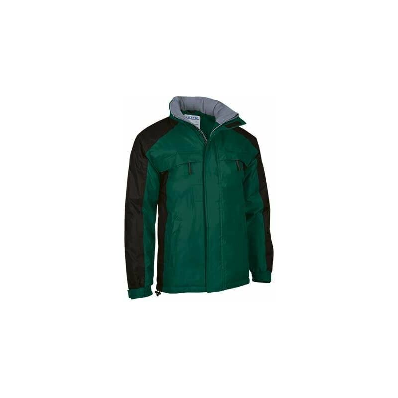 

Parka de abrigo impermeable Arkansas | 3XL - Verde Botella/Negro - Valento