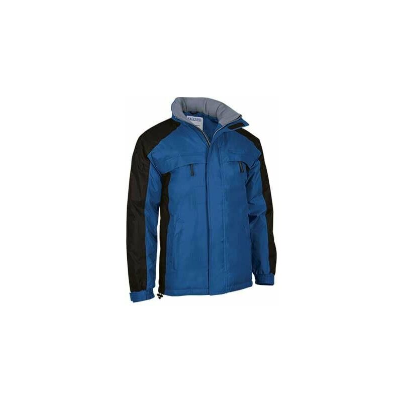 

Parka de abrigo impermeable Arkansas | S - Azul Royal/Negro - Valento