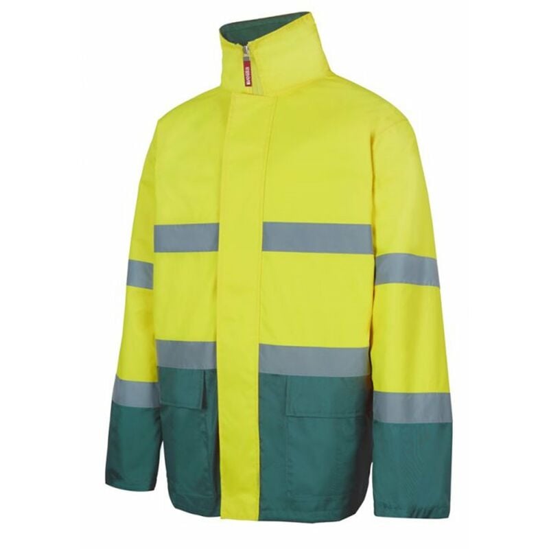 

PARKA BICOLOR ALTA VISIBILIDAD Amarillo Flúor S