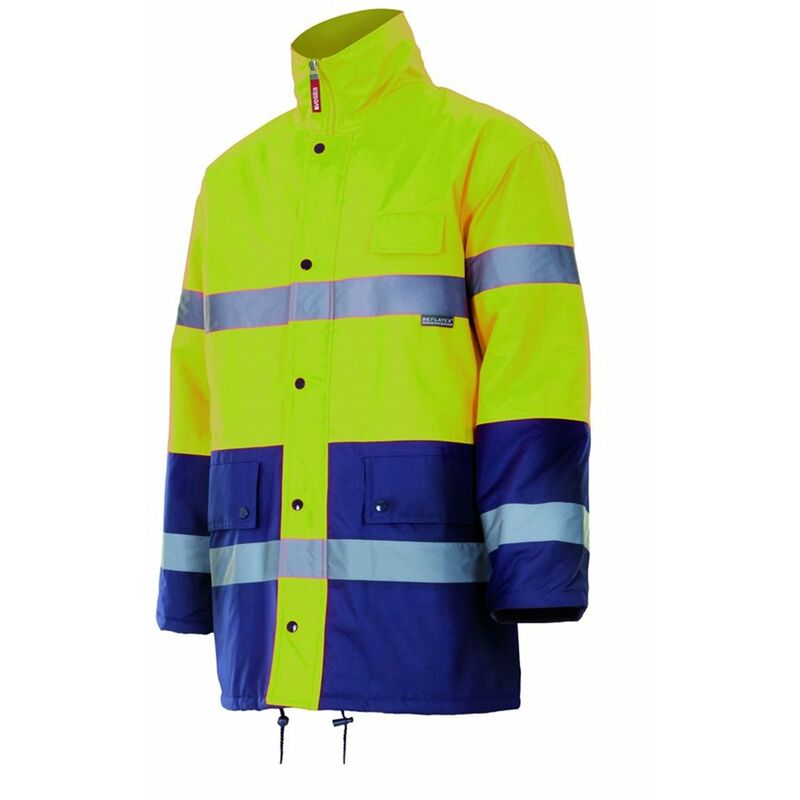 

PARKA BICOLOR ALTA VISIBILIDAD Sup Ama/Inf Marino XL