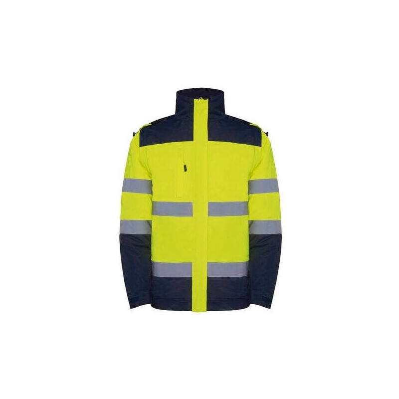 

Roly - Parka de alta visibilidad combinada en dos colores EPSYLON HV9304 | S - Marino/Amarillo Fluor