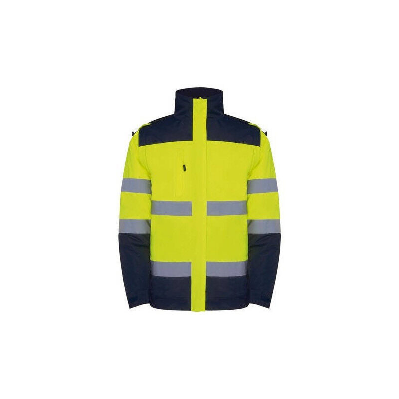 

Roly - Parka de alta visibilidad combinada en dos colores EPSYLON HV9304 | XXXXL - Marino/Amarillo Fluor