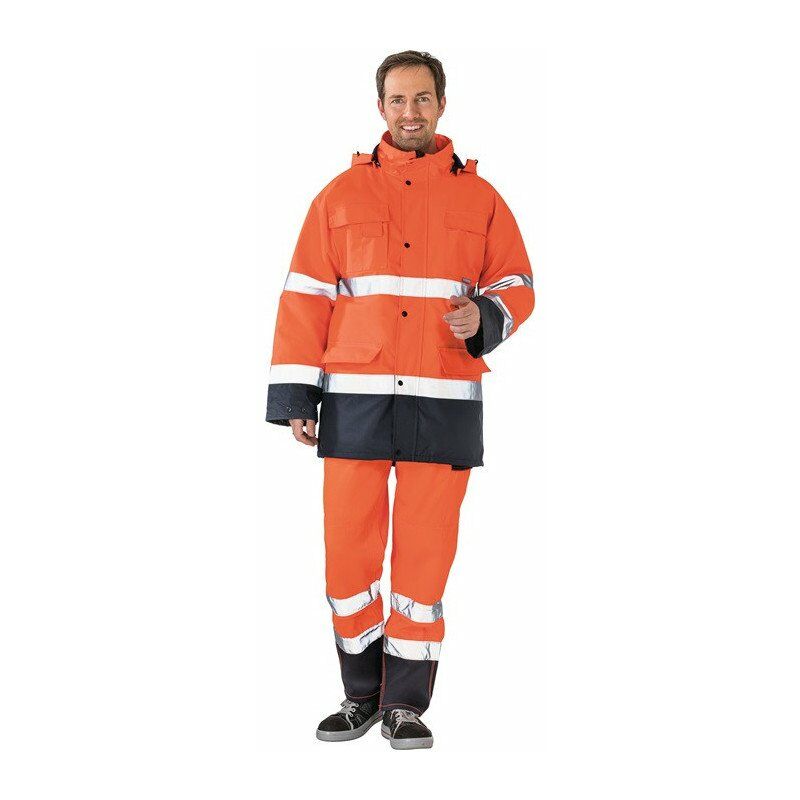 

Parka de alta visibilidad talla M naranja / marino PLANAM