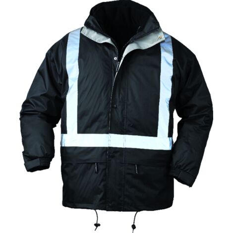 Parka de travail 4 en 1 Coverguard Bodyguard Noir M