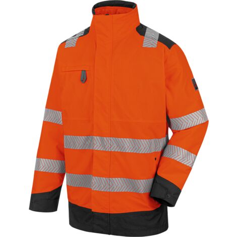 Parka de travail haute-visibilité orange fluo 4 en 1 Würth MODYF M