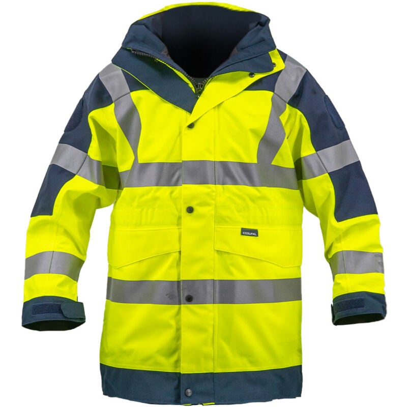 Parka de travail haute visibilité Veste impermeable en Goretex Taille - 2XL