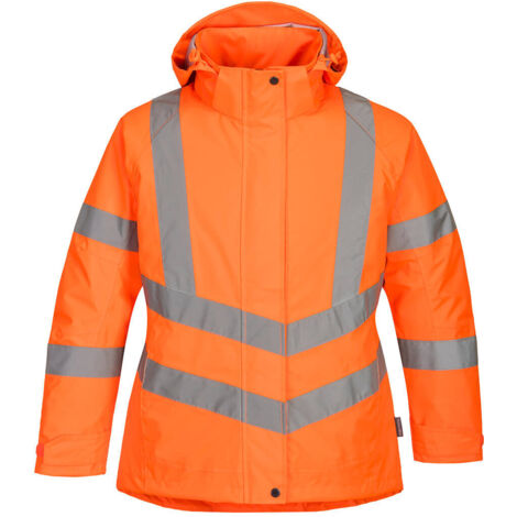 Parka d'hiver haute visibilité pour Femme couleur : Orange taille M - PORTWEST