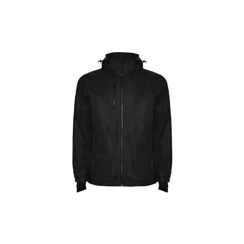 

Parka en tejido cuadrillé muy resistente ALASKA CQ1106 | Negro - L