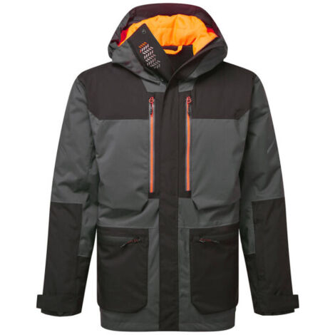 Parka EV4 para invierno de tejido elástico y aislante EV461 XL Gris metálico Altos