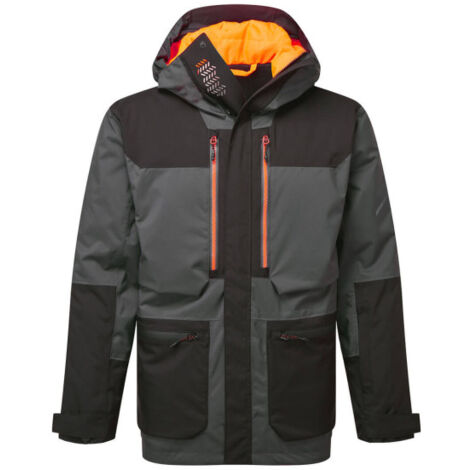 Parka EV4 para invierno de tejido elástico y aislante PORTWEST EV461 M Gris metálico