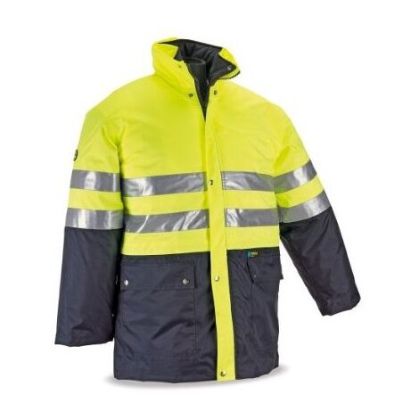 PARKA FLUO TRIPLE USO AZUL/AMARILLO T-L (288-PKFAMIX-L) - MARCA