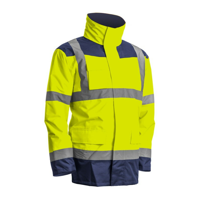 Parka 4/1 Coverguard kanata jaune hv / marine taille xxxxl 100% polyester