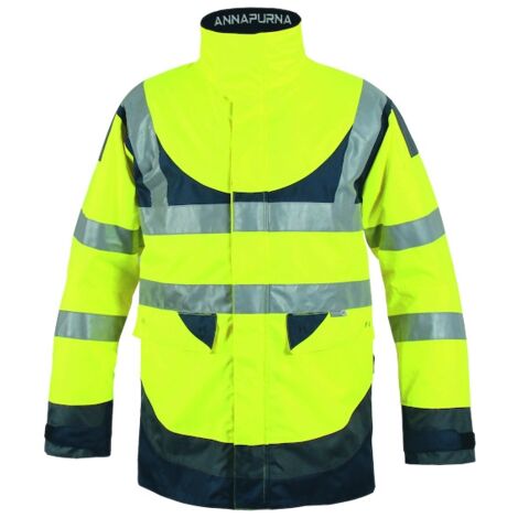 Parka haute visibilité ANNAPURNA jaune/marine - XL - T2S