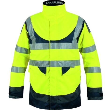 Parka haute visibilité jaune/marine ANNAPURNA - 2XL - T2S