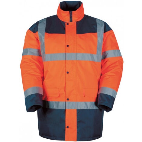 Parka Haute visibilité Orange/Bleu SINGER - T.XL - PALOMA04