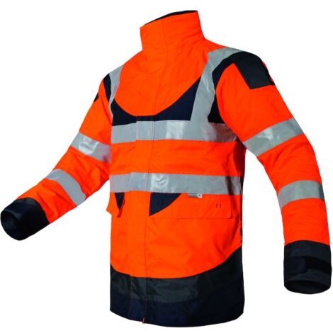 Parka haute visibilité orange/marine ANNAPURNA - 3XL - T2S