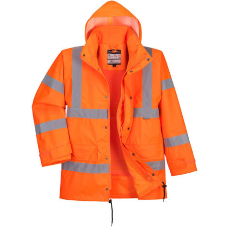 Parka Haute-Visibilité Respirante Interactive couleur : Orange taille M - PORTWEST