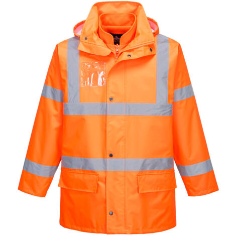 Parka Hi-Vis Esencial 5 en 1 Naranja 2XL