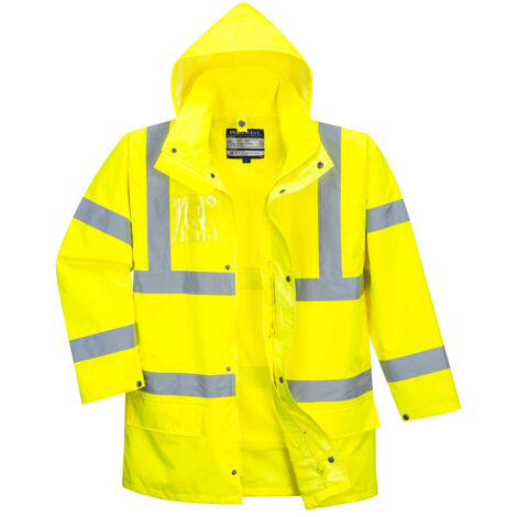 Parka Hi-Vis Essential 5 en 1 couleur : Jaune taille XXL - PORTWEST