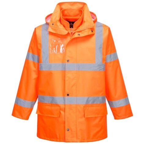 Parka Hi-Vis Essential 5 in 1 Arancione XL