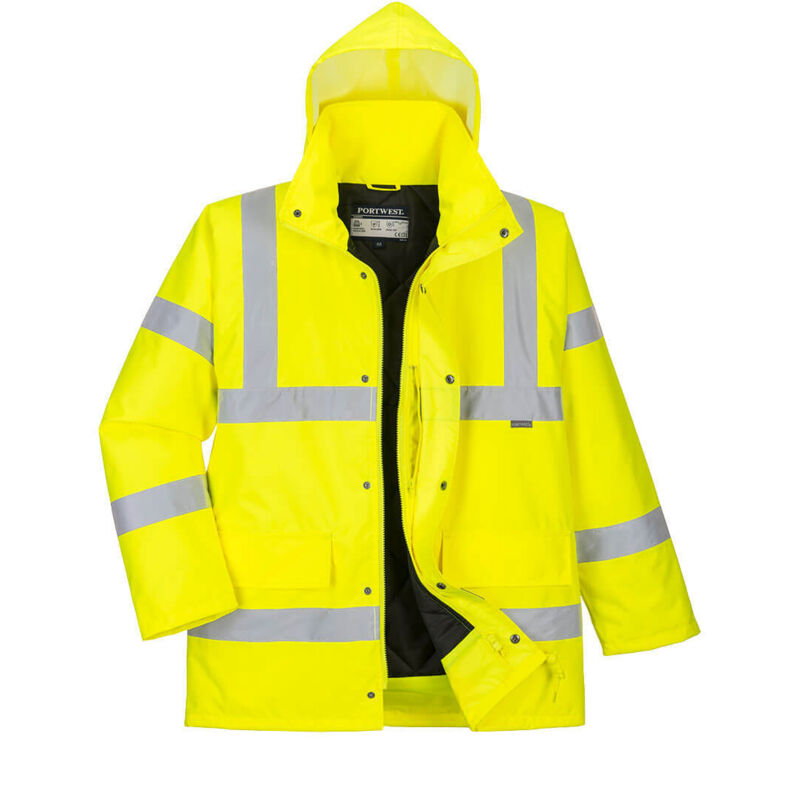 Portwest Hi-vis Atmungsaktiver Gelber Parka M