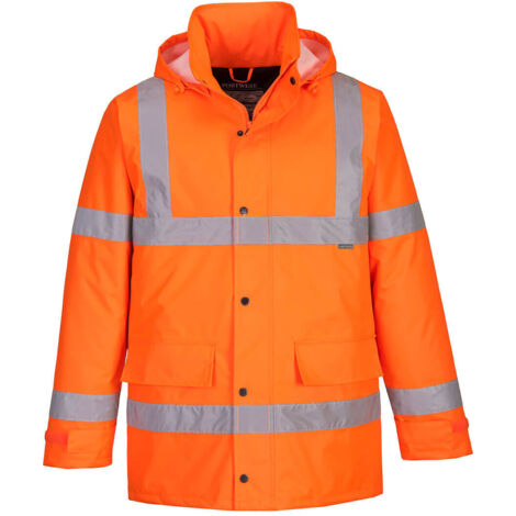 Parka Hi-Vis Traffic  couleur : Orange taille 5XL - PORTWEST