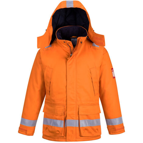 Parka Hiver FR Anti-Statique couleur : Orange taille L - PORTWEST