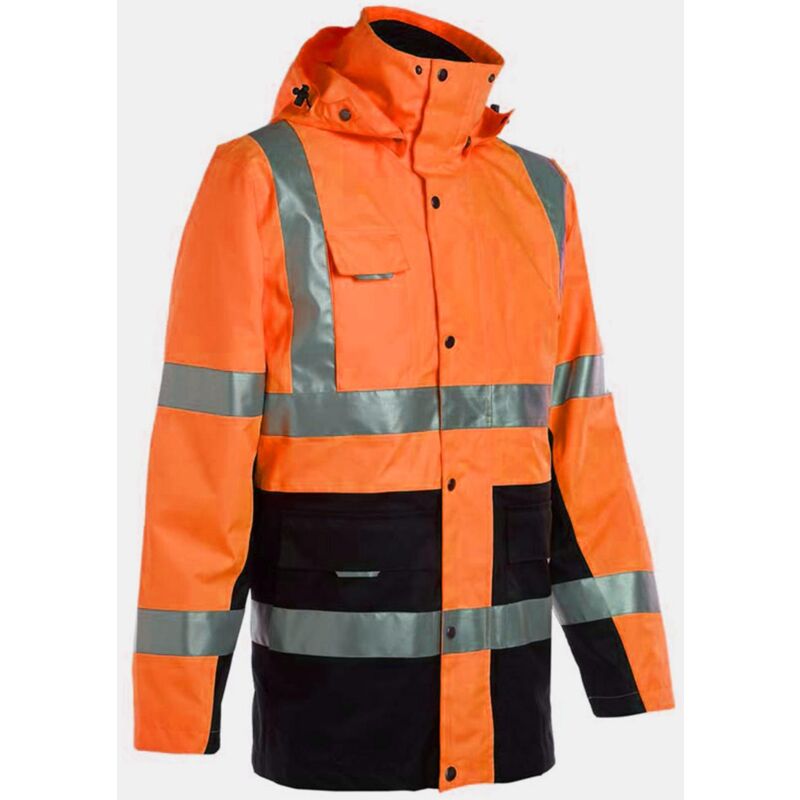 Parka hv de travail wellington 2277 orange fluo tm
