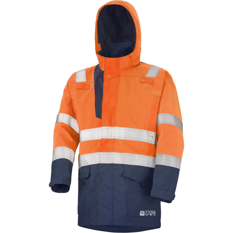 Parka Hv Multirisques Access Orange Fluo / Navy Multirisques Cepovett - 22-9d97-9919-1801 M