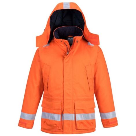 Parka invernale antistatico ignifugo Portwest Arancione L