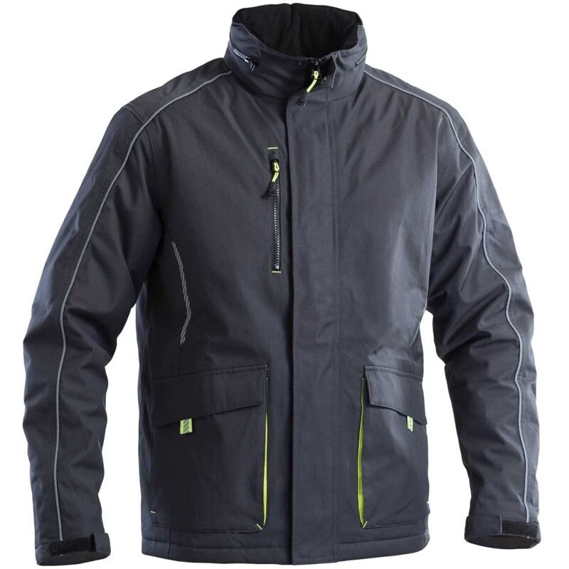Parka Invernale con Cappuccio Thunder Grigio
