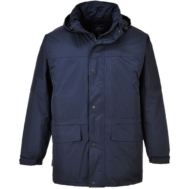 Parka Oban Mit Fleece-futter Farbe, Marine Größe, Xxxl - Portwest