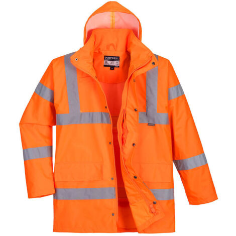 Parka Respirante Hi-Vis couleur : Orange taille XXL - PORTWEST