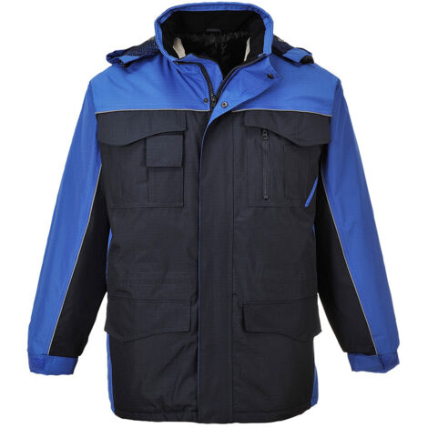 Parka RS Bicolore couleur : Marine/Royal taille S - PORTWEST
