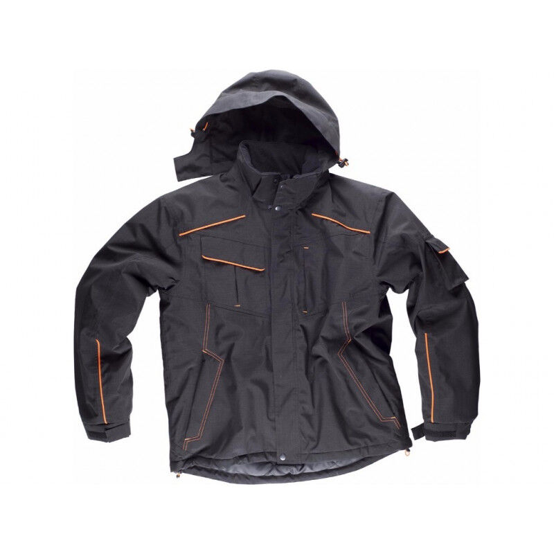 

Parka acolchada e impermeable con costuras termoselladas WORKTEAM Sport S1150 | Negro - XXL